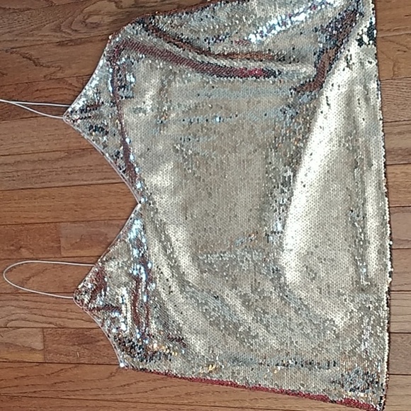 ASOS Rose Gold Sequin Cami  Top 14 - Picture 8 of 11